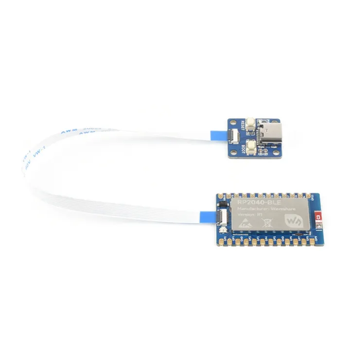 RP2040-BLE%20Microcontroller%20Development%20Board+Adapter%20Board%20Blue%20PCB%20FPC%208PIN%20Port%20Multi-Function%20GPIO%20Pin%20-%20Image%207