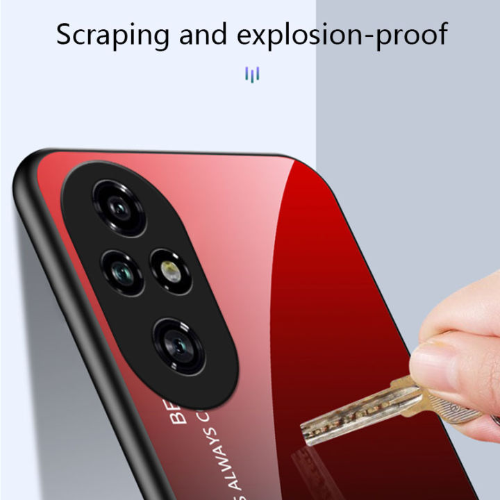 Biruiqu%20For%20Honor%20200%20Pro%20Shockproof%20Gradient%20Tempered%20Glass%20Back%20Soft%20Silicone%20Edge%20Case%20Cover%20-%20Image%208