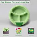 Food Warming Plate For Baby Or Kids, Eat Training Suction Cup Dividing Plate Dish Plate For Kids. 