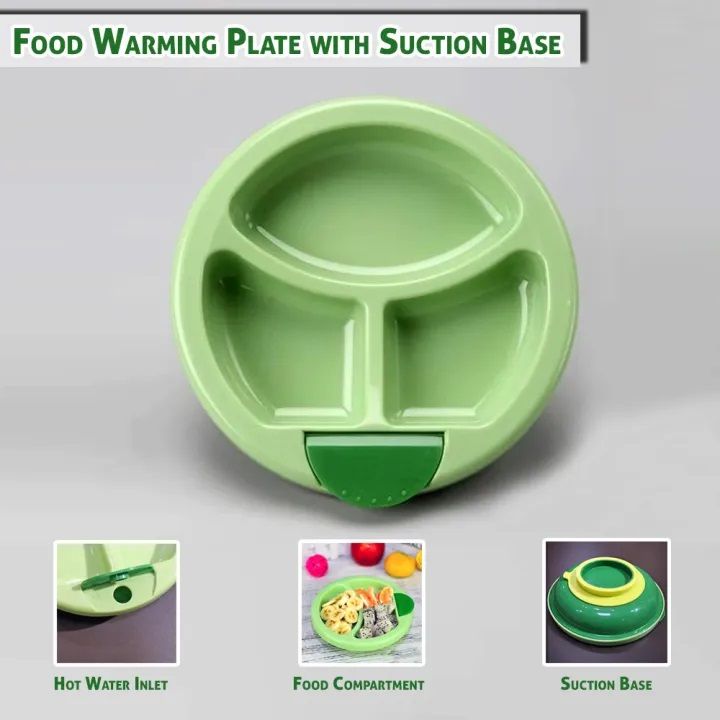 Food%20Warming%20Plate%20For%20Baby%20Or%20Kids,%20Eat%20Training%20Suction%20Cup%20Dividing%20Plate%20Dish%20Plate%20For%20Kids%20-%20Image%202