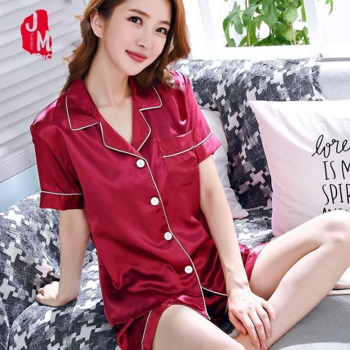 Silk Pajamas Women Spring Summer Long Sleeve Pajama Sets Pijama Sleepwear Pyjamas Homewear Nightwear Set