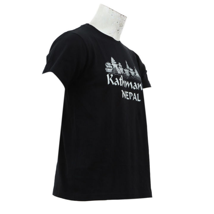Black%20%20Cotton%20Round%20Neck%20Kathmandu%20Nepal%20Printed%20T-Shirt%20For%20Men%20-%20Image%204