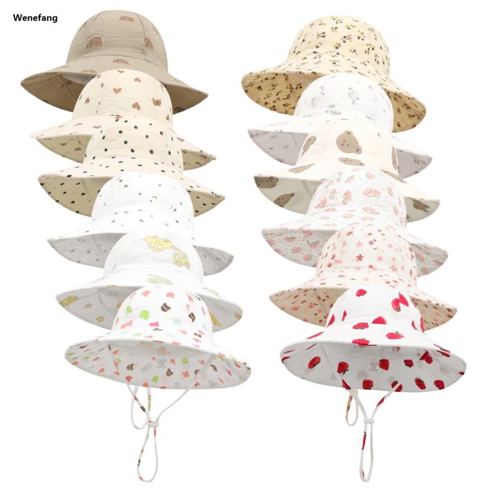 Wenefang%20Newborn%20Boys%20Girls%20Bucket%20Hat%20Summer%20Kids%20Toddler%20Panama%20Cap%200%20to%20%E3%80%902025%20Version%E3%80%91%2048%20Months%20Soft%20Cotton%20Baby%20Sun%20Hat%20flower%20printing%20Cute%20Bunny%20-%20Image%202