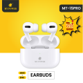 My Power MT15Pro  ANC & ENC  Earbuds  |Handsfree HD Calling| Large Music playingTime| HighBass | Bluetooth Earbuds | Wireless Charging| Smart Touch Control| White Color .. 
