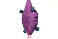 Purple Polythene Holder Fish Bag, 20" x 12" inches. 