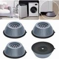 4 Pcs Anti Vibration,Washing Machine Stand,Anti Shock, Refrigerator Pad And Washing Machine With Suction Cup Feet, Fridge Washing Machine Feet Pads Leveling Feet Anti Walk Pads Shock Absorber Furniture Lifting Base, Floor Protector. 