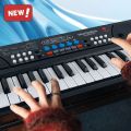 37-Key Electronic Keyboard Piano with Microphone - Educational Music and Study Game for Children. 