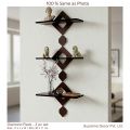 Formica Laminated | Diamond Shaped Best Wall rack Design - 3 pc Set. 