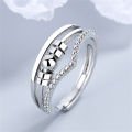 Women's Jewelry Womens Anxiety Rings Hypoallergenic  Sterling  Stress Relief Bands Sterling  Fidget Ring Fidget Rings Anxiety-relief Rings  Rings for Stress and Anxiety Relief Fashion Accessories. 