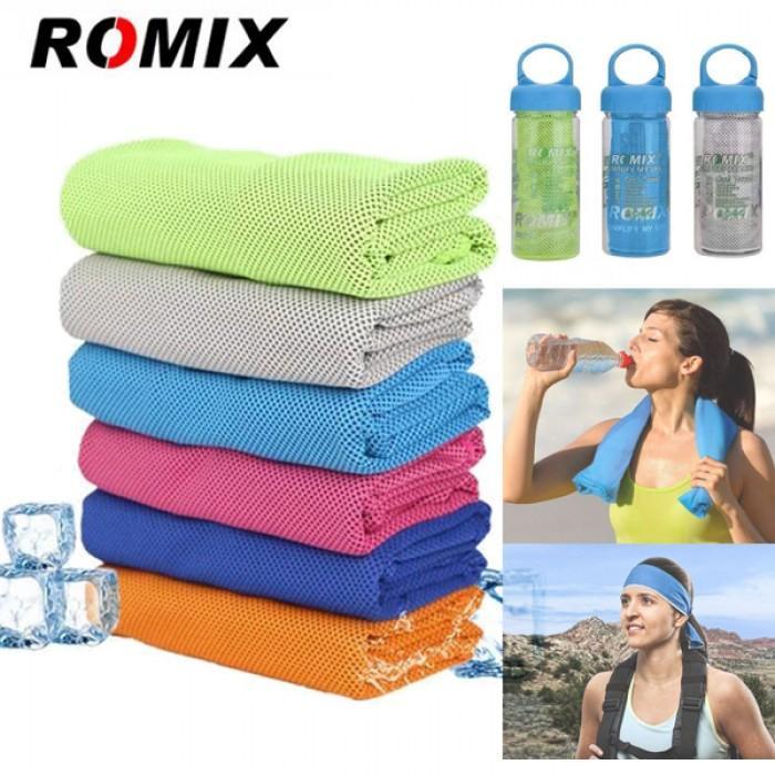 Sports Gym Cooling Towel With Plastic Bottle