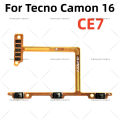 Power Volume button flex For Tecno Camon 16 CE7 Switch ON OFF Key Mute Button Ribbon Flex Cable. 