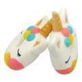 Jumbo Cute Squishy Rainbow Unicorn Slow Rising Straps Soft Squeeze Bread Cake Kid Fun Decor Toy Gift - Intl. 