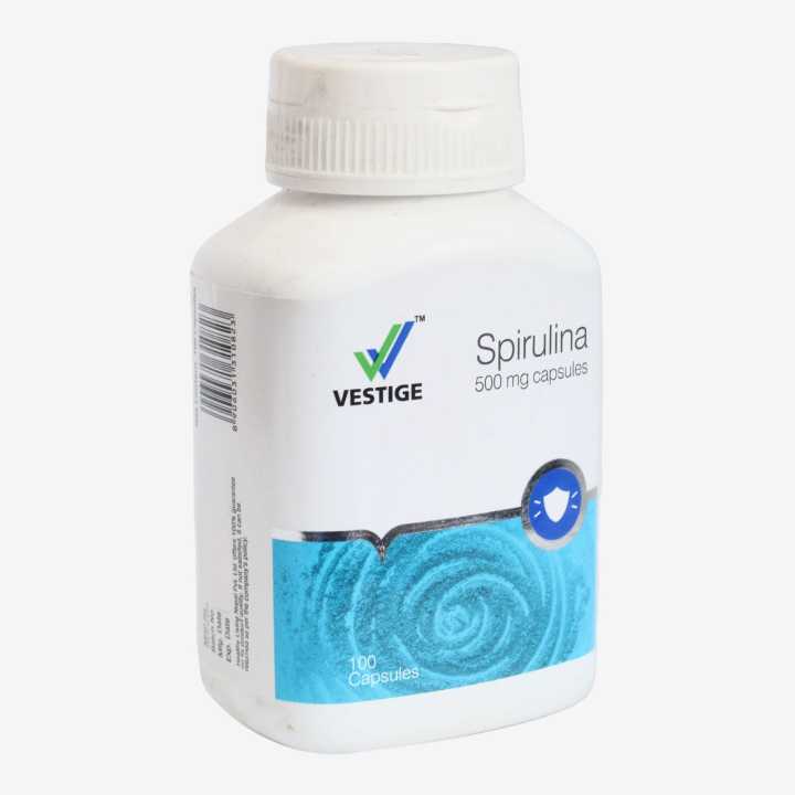 Natural Spirulina 100 CAp For Good Health