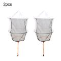 Multi-Purpose Beekeeping Hat High-Quality Fabric Mesh for Beekeepers High Definition Veil 2PCS. 