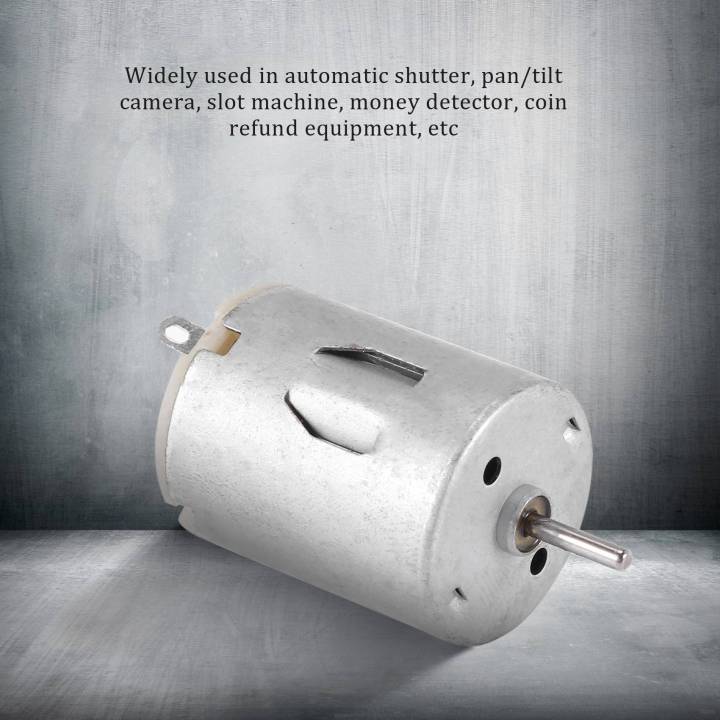 JAERBEE%208000RPM%209V%2068mA%20High%20Torque%20Magnetic%20Cylindrical%20Mini%20DC%20Motor%20Silver%20-%20Image%204