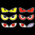 Grin Eyes Reflective Motorcycle Safety Warning Stickers Decor Moto Bike Scooter Body Windshield Helmet Tailbox Decal Accessories Qingyue. 