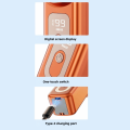 Portable High Speed Handheld Turbo Fan 199 Adjustable Gears Adjustable Speeds Mini Fan Rechargeable LED Display Small Electric Fan Summer Cooling. 