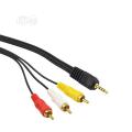 Av Audio Video Tv Cable, 3.5Mm To Av Cable 1.5 Meter Good Quality. 