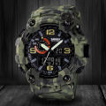 SKMEI 1520 New Multifunction LED Light Waterproof Dual Display Sport Watch For Men -  Green. 