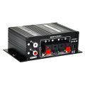 Mini Stereo Amplifier Dc12V Dual Channel Hi-Fi Audio Player Supports Mobile Phone Dvd Input for Motorcycle Car Home Use. 