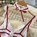 Sutuiying 2025 New Cosplay Nurse Uniform Lingerie Babydoll Dress Roleplay Nurse Outfits Flirting Underwear Women Clothes Costume Dress. 