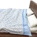 Luxurious Ultra-Soft King Size Mixed Cotton Blanket Cover With Zipper Closure. 