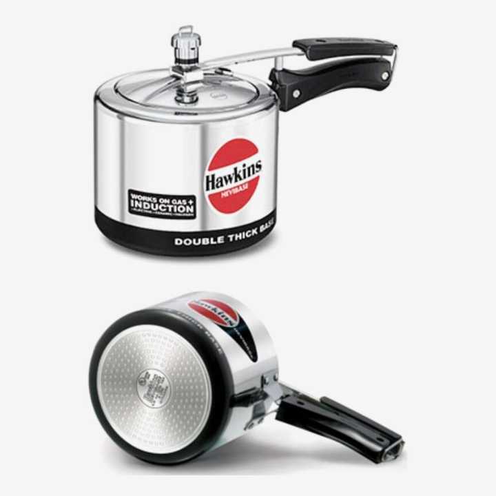 Hawkins LH30 Aluminium Double Thick Gas Induction Base Pressure Cooker 3L Daraz .np