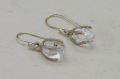 Sterling Silver Long Shape Earring Herikimar Diamond. 