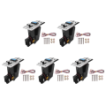 5X Multi Coin Acceptor Electronic Roll Down 4P Port Electronic Coin Selector Vending Machine. 