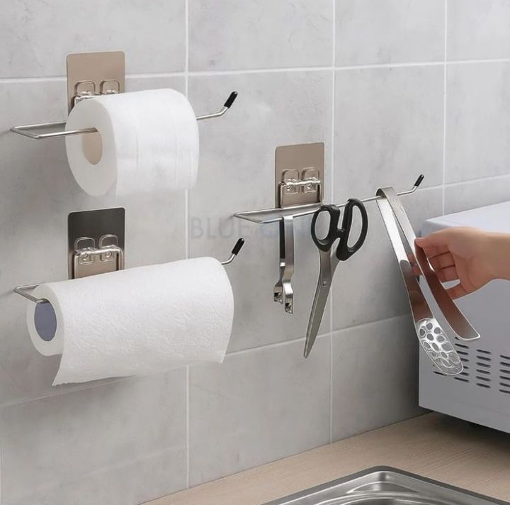 Stainless%20Steel%20Self%20Adhesive%20Napkin%20Ring%20Wall%20Mount%20Towel%20Hanging%20Holder%20with%20Magic%20Adhesive%20Pad%20-%20Image%203