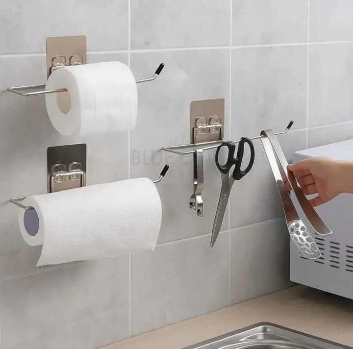 Stainless%20Steel%20Self%20Adhesive%20Napkin%20Ring%20Wall%20Mount%20Towel%20Hanging%20Holder%20with%20Magic%20Adhesive%20Pad%20-%20Image%203