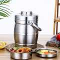 Hot Case 3Ltr Stainless Steel Tiffin Box Launch Box. 