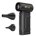 High Speed Brushless Fan 6000 Mah Battery Display Dust Blowing Handheld Air Blower Fan Portable Violent Fan Black. 