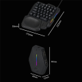 For 35Key Ergonomics RGB Gaming Keyboard +Keyboard and Mouse Converter+Mouse 5 in 1 Mobile Game Combo Kit. 