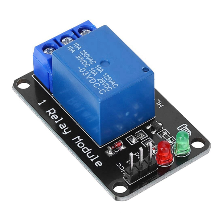 1-Way Relay Driver Module with LED Indicator Microcontroller Compatible ...