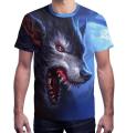 European and American cross-border T-shirts foreign trade specially for men's T-shirts 3D digital printing crew neck short sleeve manufacturers wholesale 3D T-shirts. 