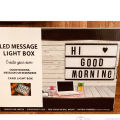 LED Light Up Box Cinematic Message Board. 