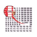 Sign For Company Stores Store or Office Business Hours Sign Waterproof Sunscreen Open Signs. 