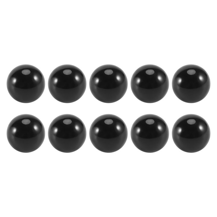 Cluellp-10 Pcs Marbles 16mm glass marbles Knicker glass balls decoration color nuggets toy black