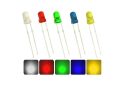 5mm Led White - Green - Red - Blue - Yellow Transparent Diffused 50 Pcs. 