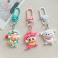 Cartoon Crayon Xiaoxin Keychain Bookbag Pendant Kids Backpack Charm Headphone Case Accessories Creative Couple Gifts. 