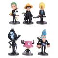 One Piece Chibi Action Figure Set. 