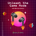 Ultima Atom 320 Wireless Earbuds With Massive Playback Of Upto 17 Hour IPX5 Water Type C Interface With Game Mod. 