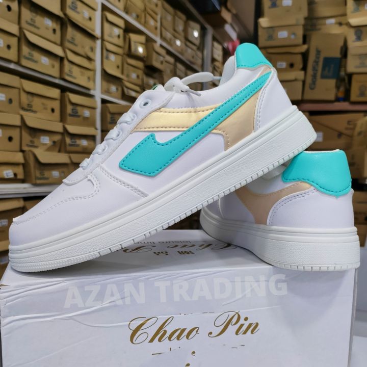 Korean%20White%20Sneaker%20Golden%20Sea%20Green%20for%20Women%20-%20Image%208