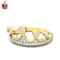 Sazuna Jewellers Countess Diamond Ring Women - 1 Pcs 14 Karat. 