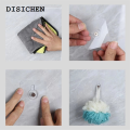 DISICHEN 2025 10/20PCS Strong Adhesive Hooks Clear Picture Frame Poster No Drilling Wall Hooks Cabinet Kitchen Bathroom Accessories Screw Hook. 