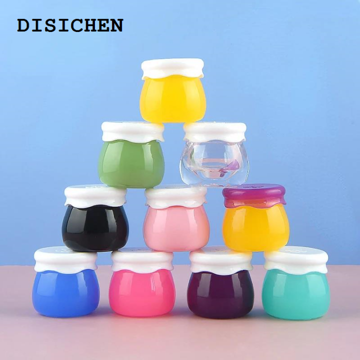 DISICHEN%201pc%205ml%20Portable%20Honey%20Lip%20Gloss%20Empty%20Bottle%20Cute%20Plastic%20Balm%20Container%20Jar%20Shaped%20Reusable%20with%20Small%20Spoon%20Refillable%20Hot%20-%20Image%203