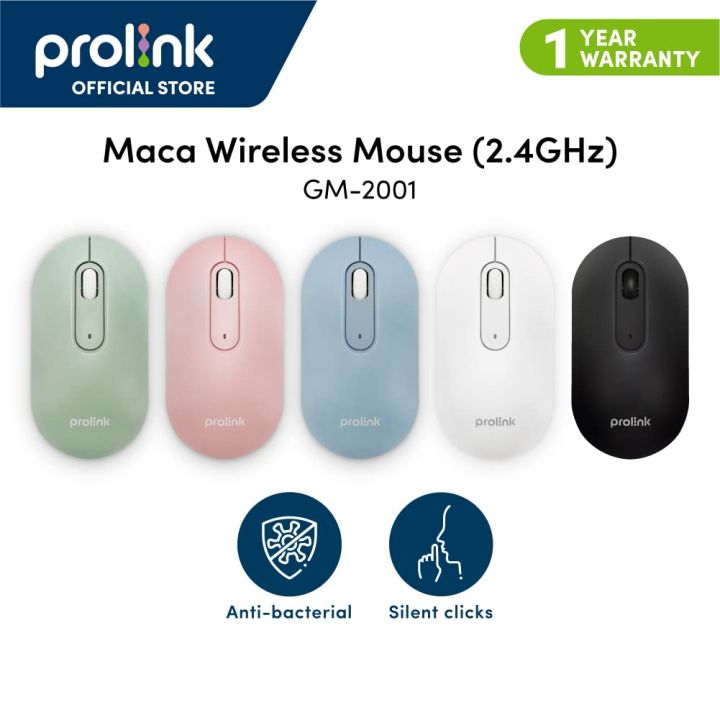 Prolink%20Maca%20Wireless%20Silent%20Mouse%20(Anti-Bacterial%20Properties)%20GM-2001%20-%20Image%202