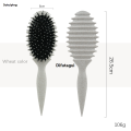 Difutagui 1 piece curly hair styling comb bristle hair combexfoliating hair Portable 2025 New brush women's wet roll hair comb hair cutting styling comb. 