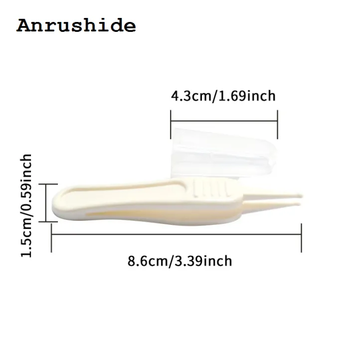 Anrushide%20Toiletries%20Baby%20booger%20clip%20Baby%20daily%202025%20care%20tweezers%20round%20head%20clip%20-%20Image%202